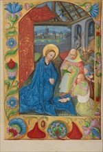 The Nativity; Book of Hours, early 16th century. Creator: Unknown.