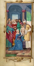 The Presentation in the Temple; Book of Hours, 1544. Creator: Unknown.