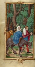 The Flight into Egypt; Book of Hours, 1544. Creator: Unknown.