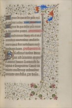 Decorated Initial P; Book of Hours, about 1415-1420. Creator: Unknown.