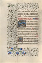 Decorated Initial S; Book of Hours, about 1415-1420. Creator: Unknown.