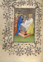 The Presentation in the Temple; Book of Hours, about 1410. Creator: Unknown.