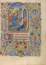 The Entry into Jerusalem; Book of Hours, about 1420. Creator: Unknown.