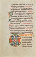 Decorated Initial O; Stammheim Missal, probably 1170s. Creator: Unknown.