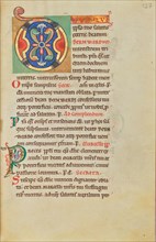 Decorated Initial D; Stammheim Missal, probably 1170s. Creator: Unknown.