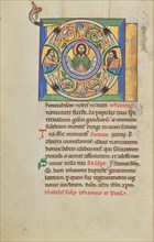 Initial D: John the Baptist; Stammheim Missal, probably 1170s. Creator: Unknown.