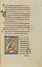 Decorated Initial B; Stammheim Missal, probably 1170s. Creator: Unknown.