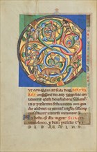 Inhabited Initial C; Stammheim Missal, probably 1170s. Creator: Unknown.