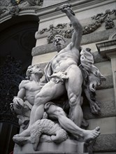 The twelve labours of Hercules; Sixth Task: To Kill the Stymphalian Birds, Vienna, Austria. Creator: Joseph Lax.