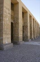 Façade, Temple of Seti I, Abydos, Egypt, 19th Dynasty, New Kingdom. Creator: LTL.