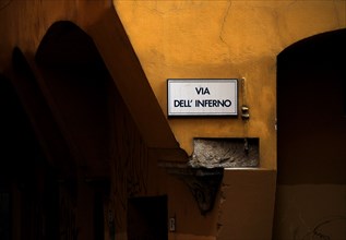 Via dell'Inferno (Hell Street), Bologna old town, Italy, 2013. Creator: LTL.