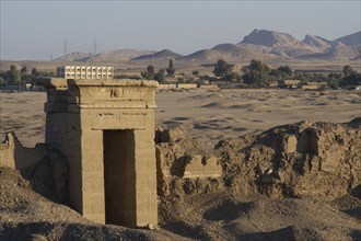 Hathor Temple, Dendera, Egypt, 2003.  Creator: LTL.