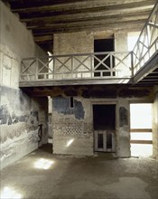 Rooms inside The House of the Stags, Herculaneum, Italy, 1st century (2002). Creator: LTL.