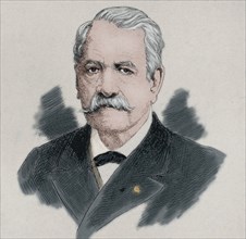 Ferdinand de Lesseps, French diplomat and entrepreneur, 1894.  Creator: Unknown.