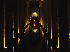 Basilica Cistern, Istanbul, Turkey, 2013.  Creator: LTL.