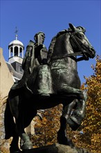 Statue of Willibrord, Utrecht, Netherlands, 2013.  Creator: LTL.