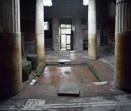 House of Lucius Ceius Secondus or House of the Ceii, Way of Abundance, Pompeii, Italy, 1st cent. Creator: LTL.