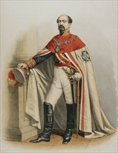 General Manuel Pavía y Lacy (1814-1896) wearing the Grand Cross of the Royal and Military..., 1865.  Creator: Unknown.