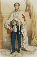 Knight of the Order of Saint Mary of Montesa and St. George of Alfama or Order of Montesa, 1865.  Creator: Unknown.