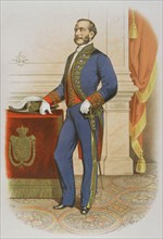 Minister of the Spanish Crown wearing a uniform, 1865. Creator: Unknown.