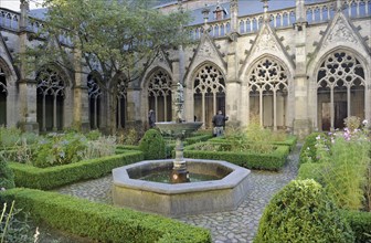 Cloister, St. Martin's Cathedral, Utrecht, Netherlands, 2013.  Creator: LTL.