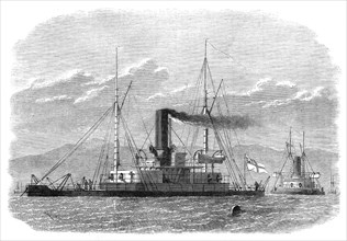 The turret-ships Abyssinia and Magdala, for the defence of Bombay Harbour, 1871. Creator: Unknown.