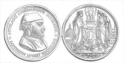 Medal for the Sultan's visit to London, 1871. Creator: Unknown.