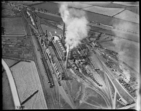 The North Lonsdale Iron and Steel Works, Ulverston, Cumbria, c1930s. Creator: Arthur William Hobart.