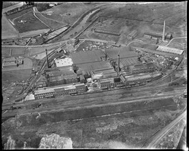 The Co-operative Wholesale Society Ltd Soap and Candle Works, Irlam, Greater Manchester, c1930s. Creator: Arthur William Hobart.