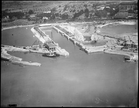 King George V Graving Dock, Southampton, Hampshire, c1930s. Creator: Arthur William Hobart.