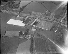 The Anchor and Moss Bridge Mills, Moss Bridge, Lancashire, c1930s. Creator: Arthur William Hobart.