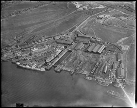 Smith's Docks, South Bank, Middlesborough, c1930s. Creator: Arthur William Hobart.