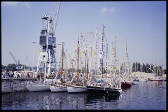 Chatham Marina, Chatham, Medway, 1985. Creator: Dorothy Chapman.