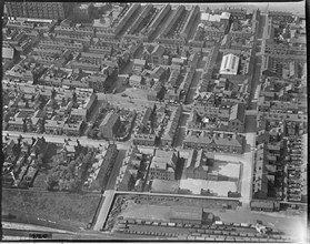 Elliot Street and environs, Tyldesley, Greater Manchester, c1930s. Creator: Arthur William Hobart.