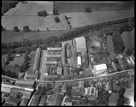 The Ashfield Foundry and newly constructed Beech Hill Cinema on Westgate, Otley, West Yorks, c1930s. Creator: Arthur William Hobart.