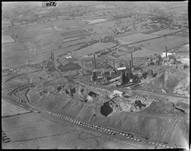 Ford Green Iron Works and Norton Colliery, Ford Green, Staffordshire, c1930s. Creator: Arthur William Hobart.