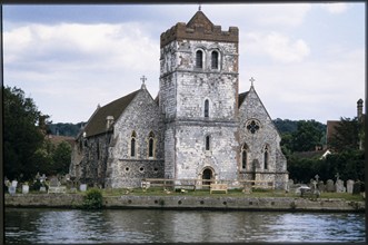 All Saints' Church, Bisham, Windsor and Maidenhead, 1990. Creator: Dorothy Chapman.