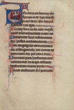 Initial C: The Resurrection; Bute Psalter, text and illumination about 1285. Creator: Bute Master.