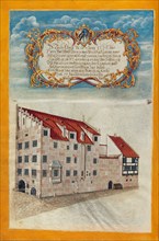 The Nuremberg Residence of the Derrer Family, about 1626-1711. Creator: Georg Strauch.