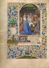 The Presentation in the Temple; Katherine Hours, about 1480-1485. Creator: Jean Bourdichon.