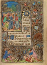 The Betrayal of Christ; Prayer Book of Charles the Bold, about 1471. Creator: Lieven van Lathem.