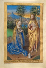 Noli me tangere; Poncher Hours, about 1500. Creator: Master of the Chronique Scandaleuse.