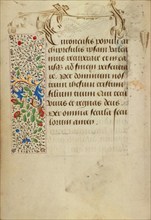 Decorated Text Page; Prayer Book of Charles the Bold, 1469. Creator: Nicolas Spierinc.