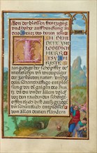 Border with the Sacrifice of Isaac; Prayer Book of Cardinal Albrecht of Brandenburg, about 1525-1530 Creator: Simon Bening.