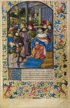 The French King at Court, about 1460-1470. Creator: Unknown.