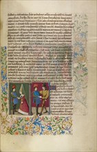 An Exchange of Letters between Euryalus and Lucretia, about 1460-1470. Creator: Unknown.