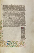 Decorated Text Page, about 1460-1470. Creator: Unknown.