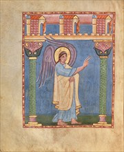 The Annunciation, Angel Gabriel, shortly after 1053. Creator: Unknown.