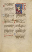 Inhabited Initial S; New Testament, late 12th century. Creator: Unknown.