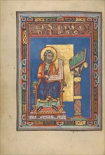 Saint John the Evangelist; Gospel Book, about 1120-1140. Creator: Unknown.